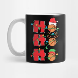 Ho Ho Ho Basketball Christmas Gift Mug